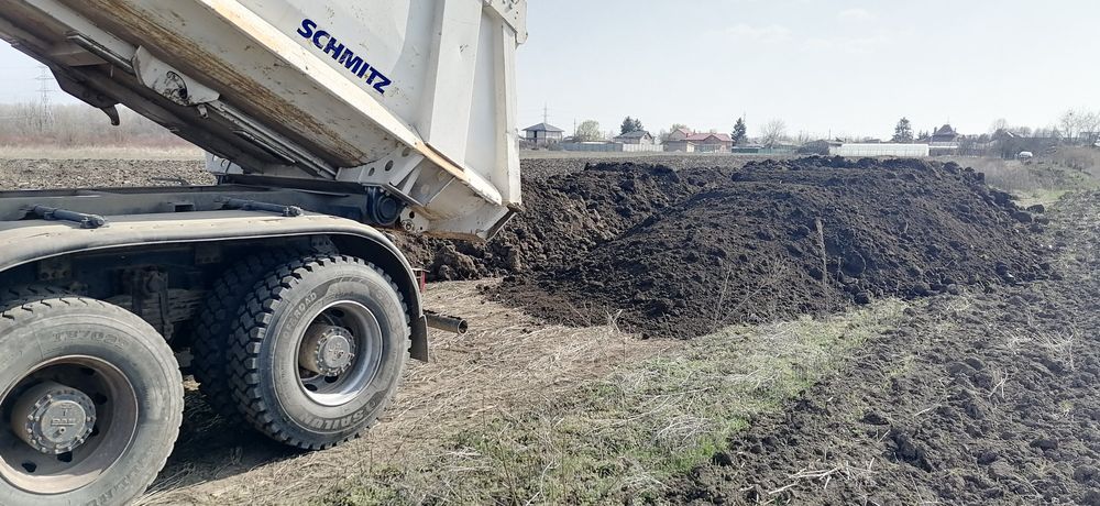 Pământ vegetal negru de calitate ,pământ gradina, solare, gazon chisai