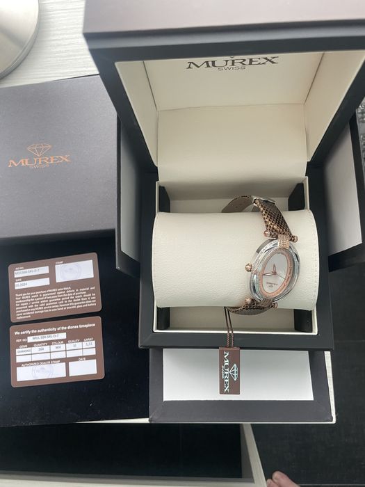 Дамски швейцарски часовник Murex diamonds €1800 Swiss made