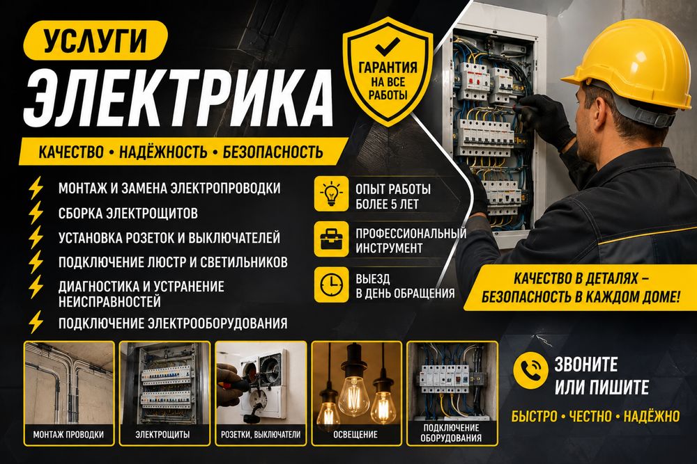 Услуги электрика
