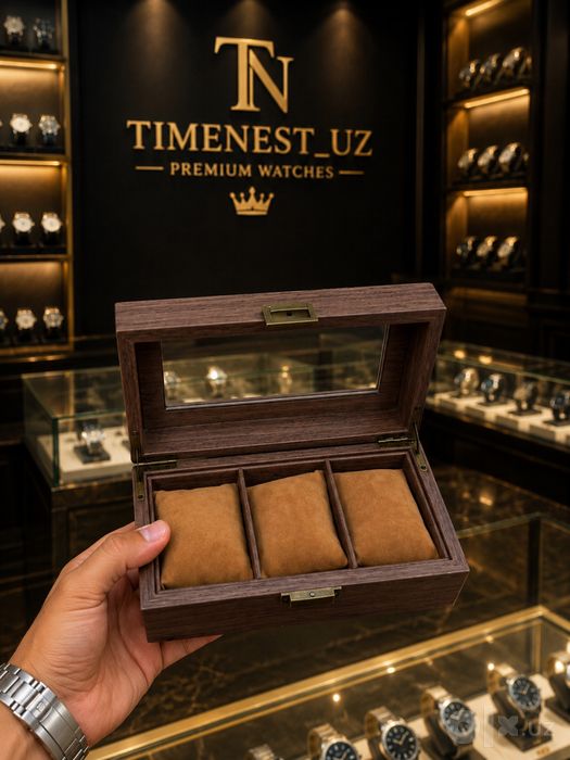Watch Box – 3 Slot Creative Wooden