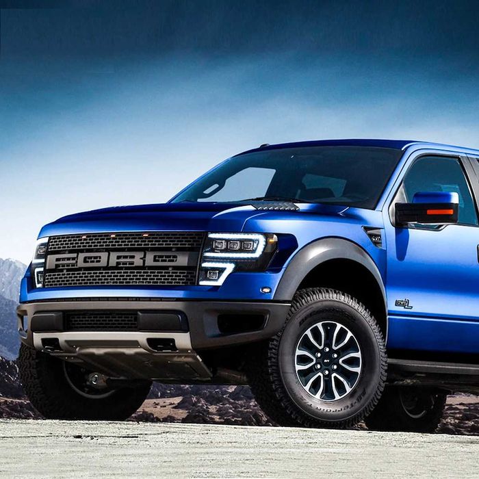 Комплект LED Matrix фарове с динамични мигачи за Ford F150 09 - 14