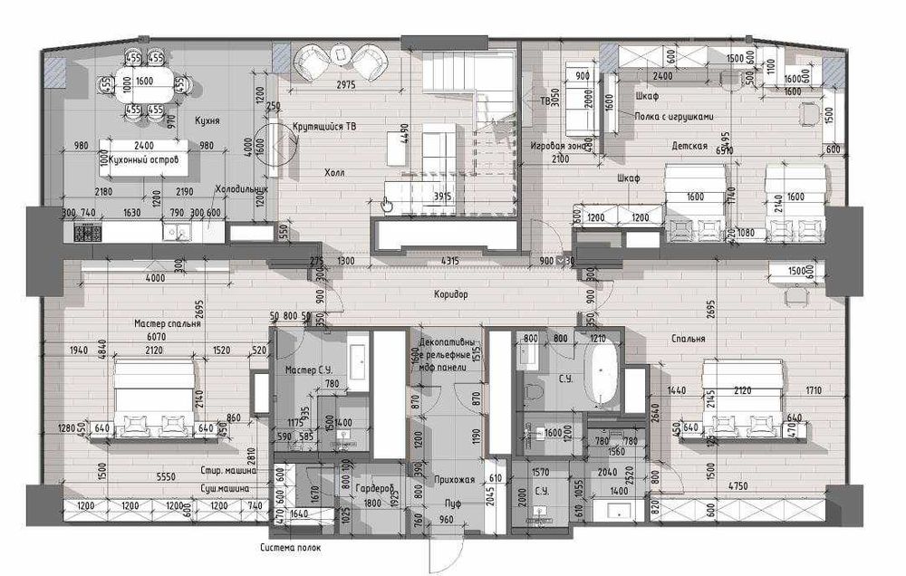 U TOWER Продажа 5/26+27/27 356м² VIP CLASS Терраса  300м² в  подарок