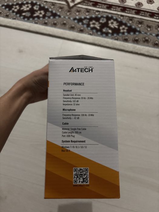 Наушники A4Tech HU-35 USB Headset