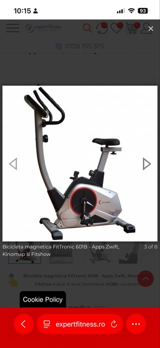 Bicicleta magnetica FitTronic 601B