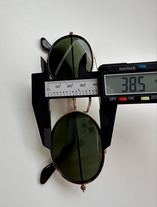 Ray-Ban RB3847 N original;round oval;G-15 crystal lenses;Italy