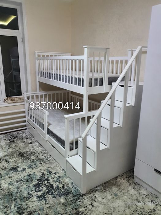 Двухьиярсная кровать аксия