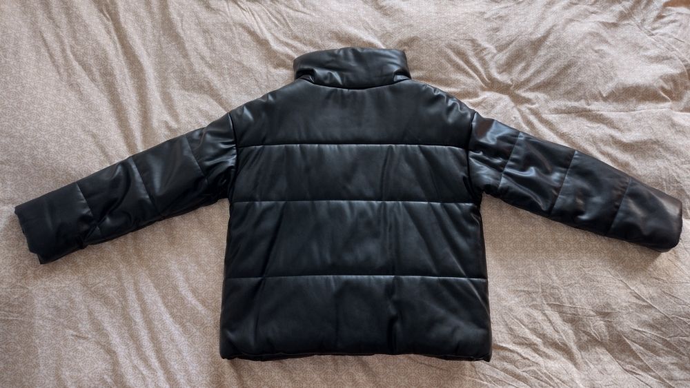 DKNY geaca jacheta noua bomber dama femei DonnaKaran neagra capse L XL