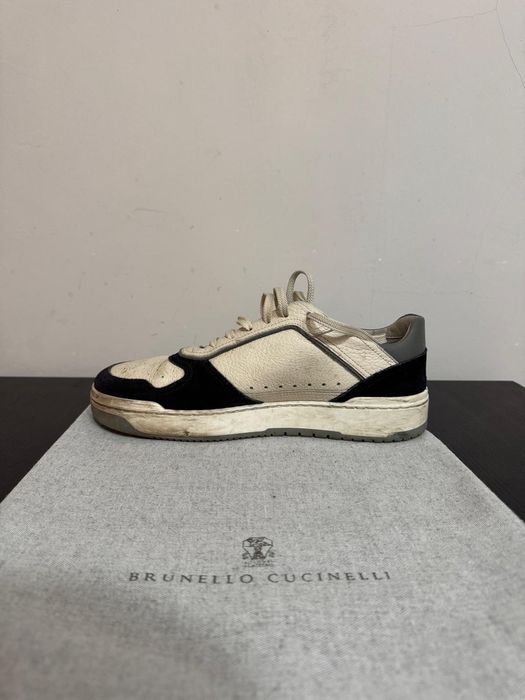 Brunello Cucinelli белые кроссовки оригинал