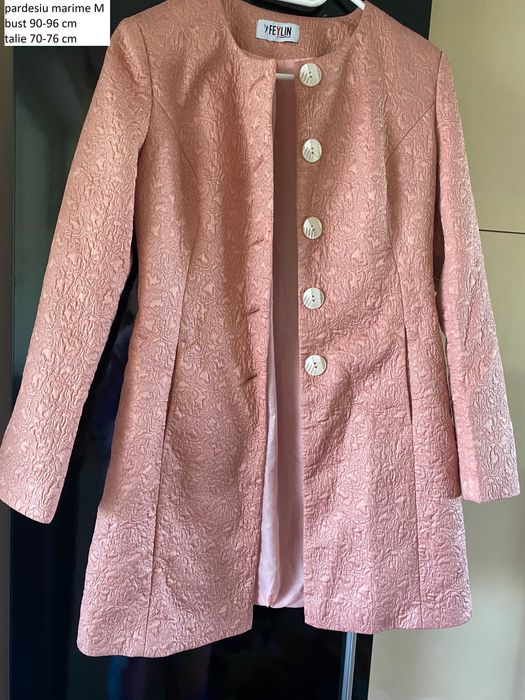 Pardesiu mantou trench femei marime M material jacart