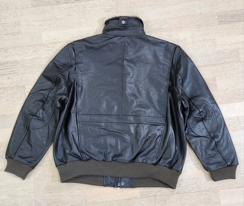 Geaca piele maro pilot aviator model G1