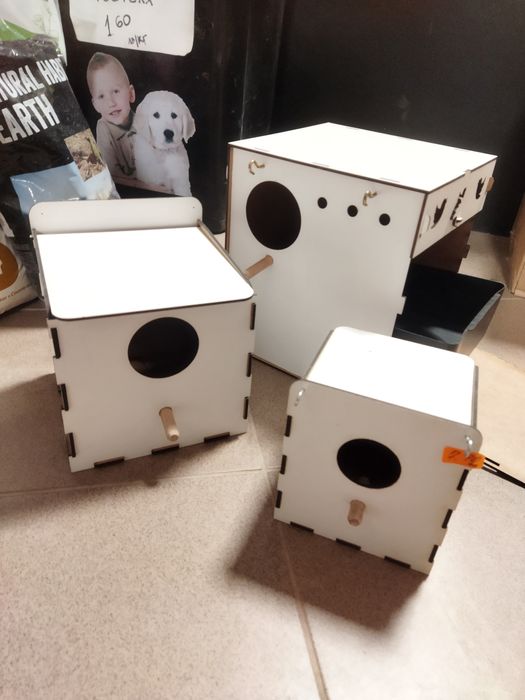 Гнездо,къщичка за корела,вълнист папагал,амадина,птици.Нови!