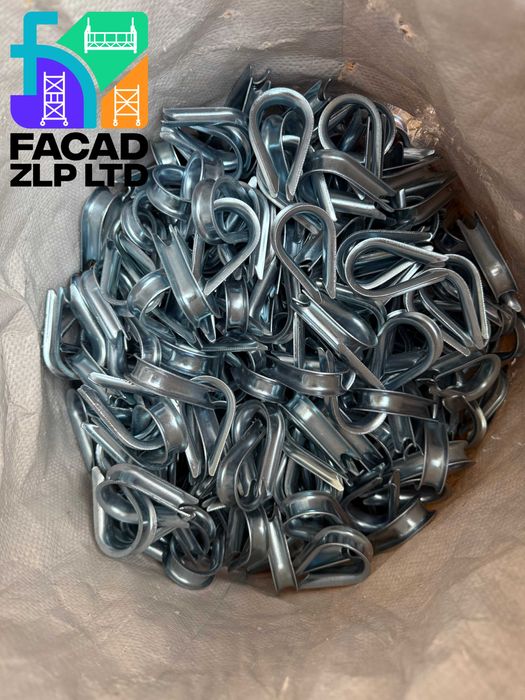 Коуш для троса фасадной люльки  ZLP-630, стальной, Китай