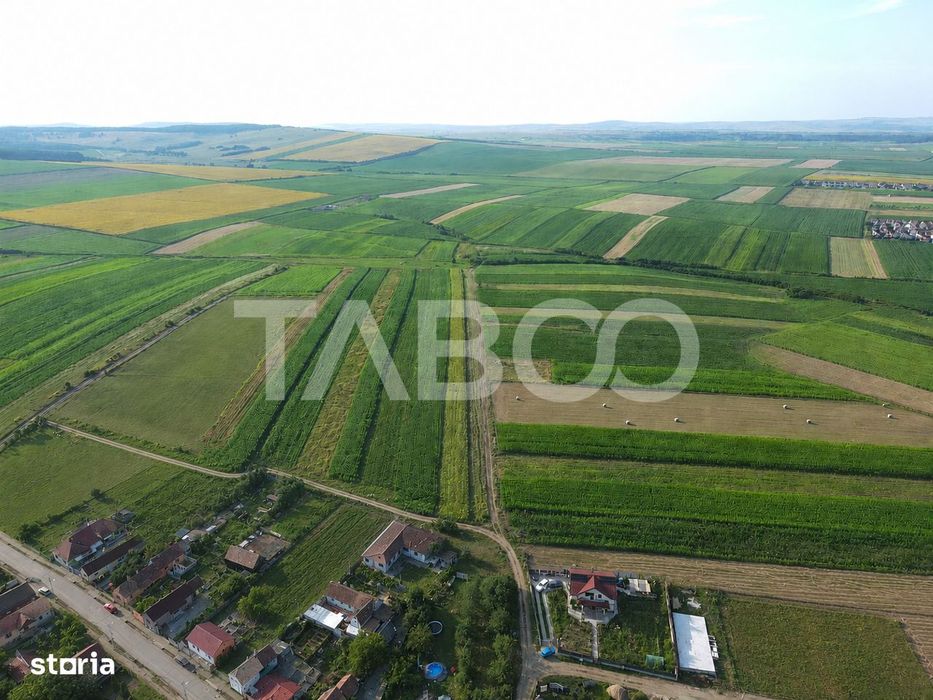 Teren intravilan 506mp PUZ aprobat 2 fronturi stradale 30m Sura Mica