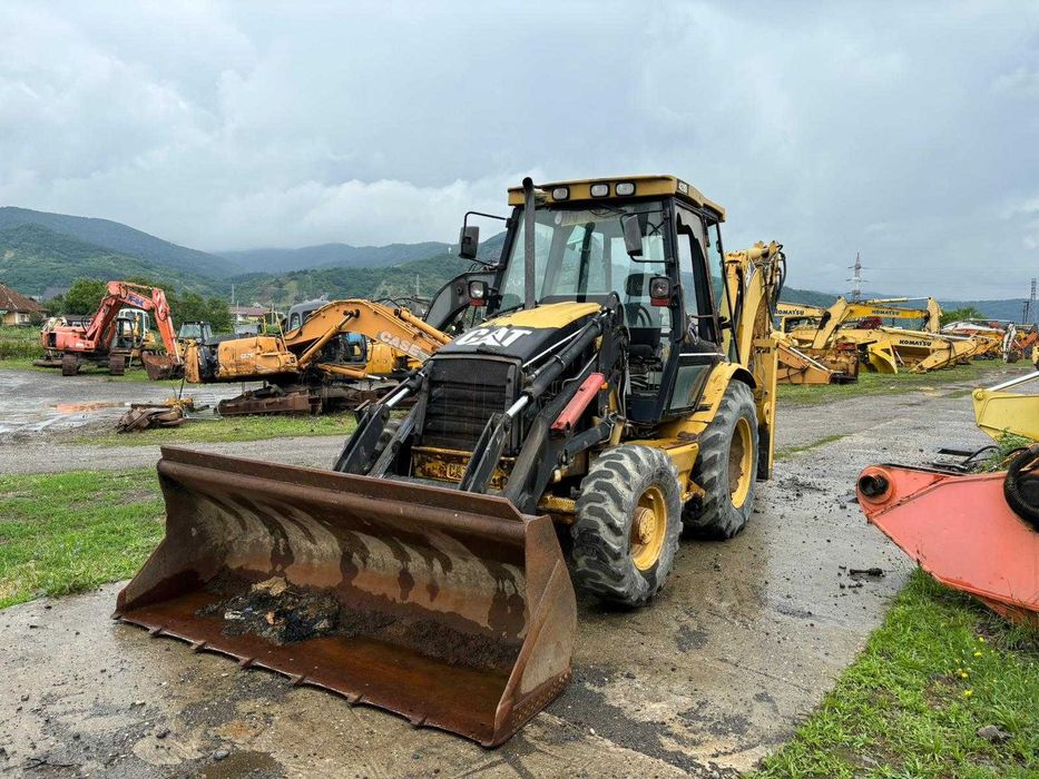 Dezmembrez buldoexcavator Caterpillar 428D-piese de schimb Caterpillar