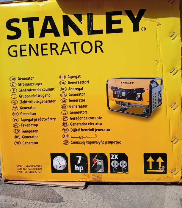Generator Stanley SG 3100 Basic-1