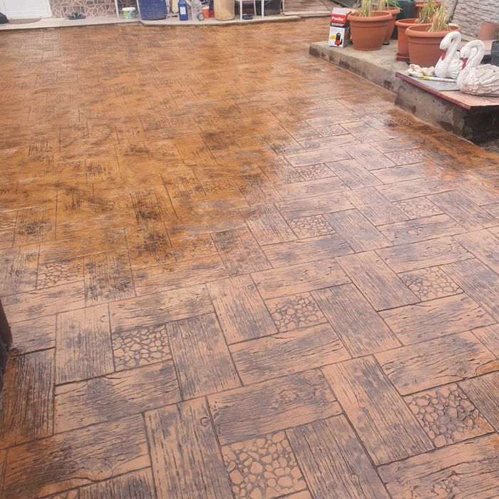 beton amprentat elicopterizat