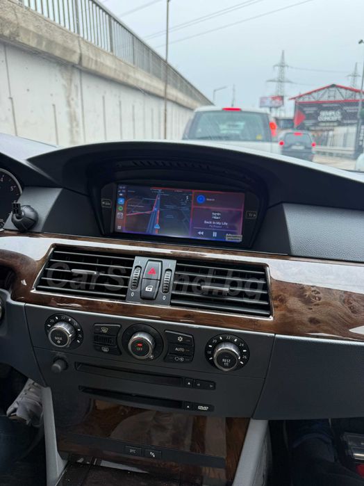 BMW E60 / E61 - Android Мултимедия БМВ 5 Серия Е60, Е61, Е63, Е64 Навигация Андроид 15 CarPlay CCC и CIC