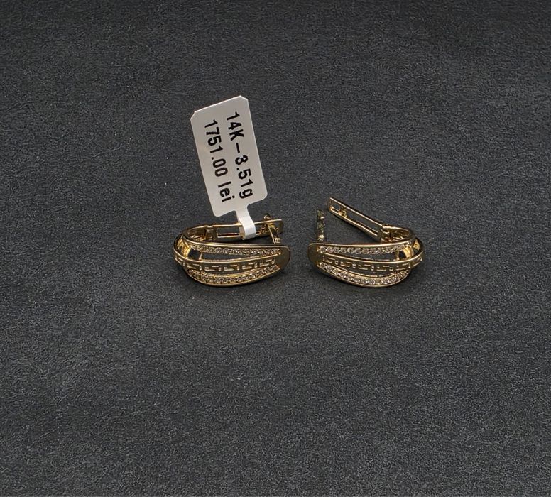 Cercei Aur 14K 3.51gr