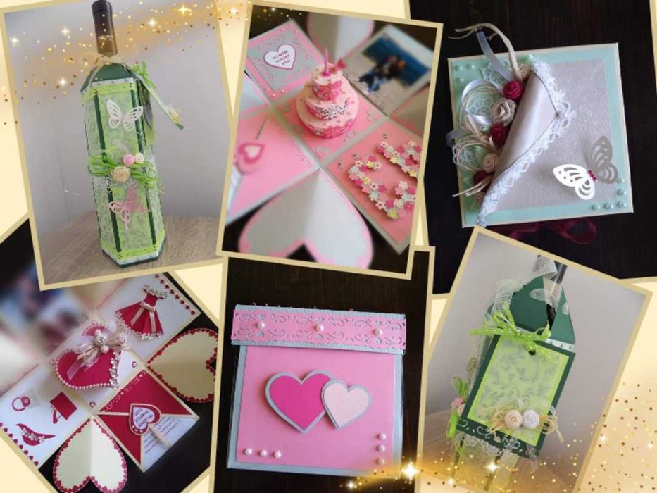 Картички и кутии ръчна изработка