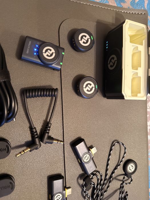 Микрофон Hollyland Lark M2 Duo Combo черный