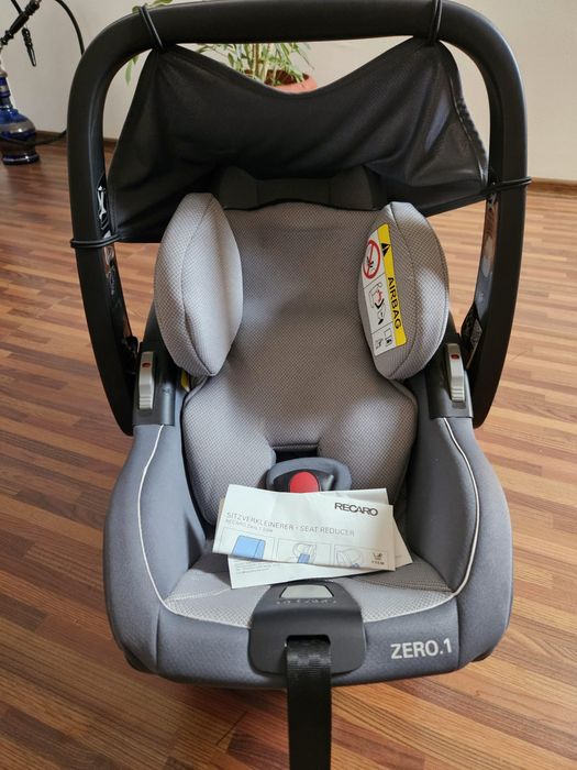 Scaun auto Recaro zero 1 Elite cu Isofix/360 si carucior Recaro