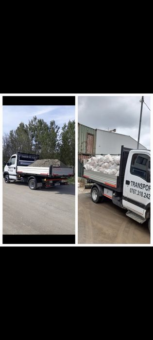 TRANSPORT Moloz/Nisip/Piatra/Pamant/Mobila/Gazon/Diverse+BOBCAT