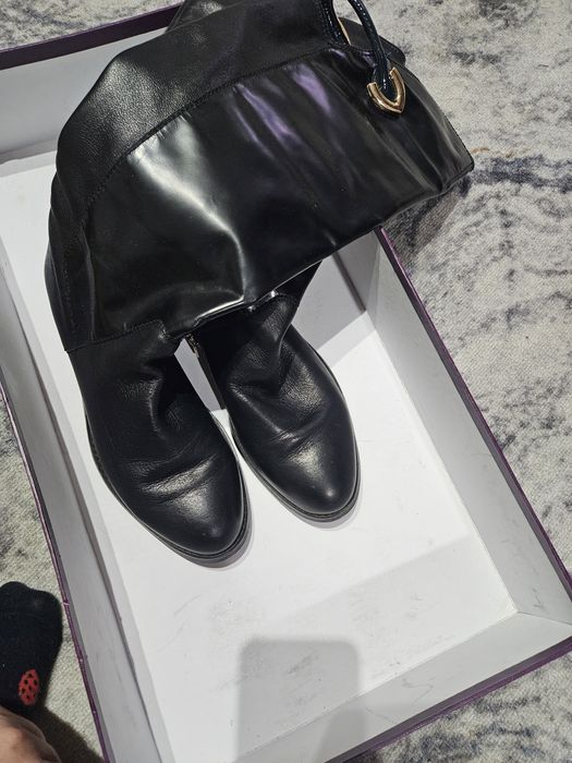 Сапоги кожаные на осень