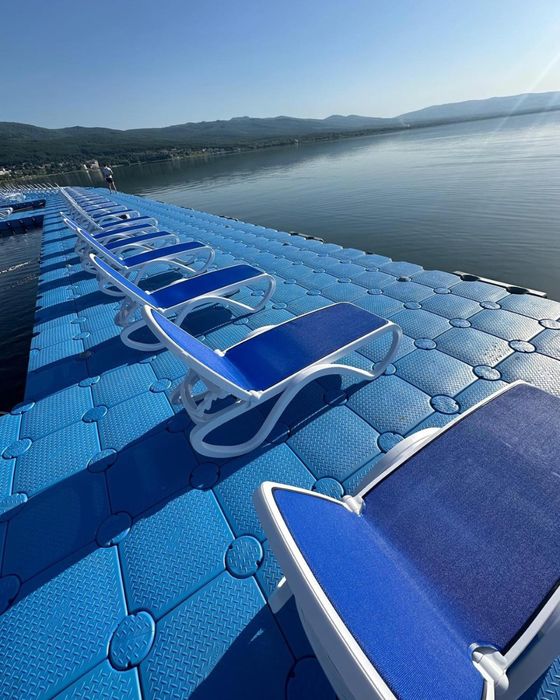 Ponton modular plaja plutitoare
