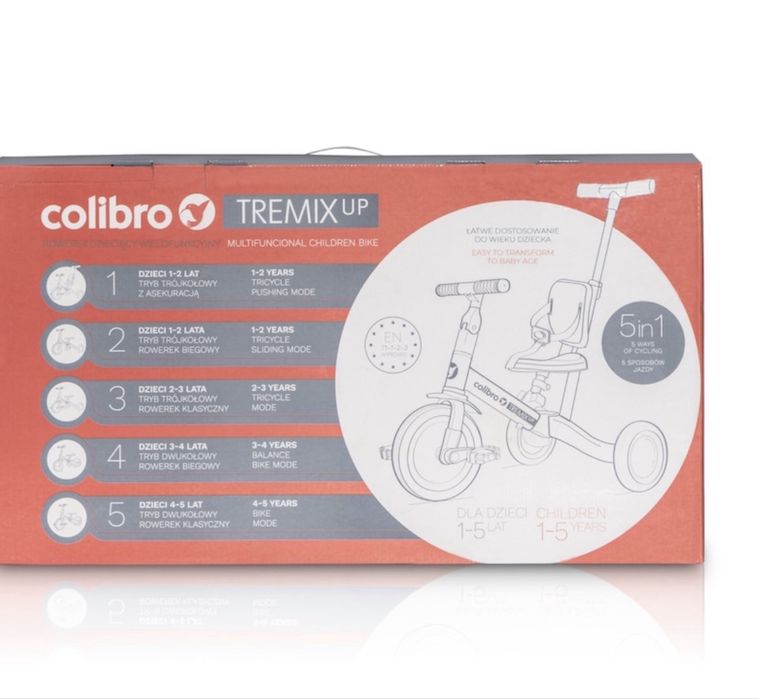 Tricicleta 5 in 1 COLIBRO