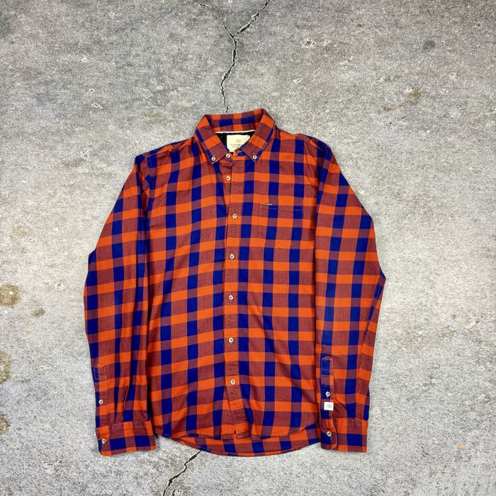 Мъжка риза Scotch & Soda размер М - Червено и синьо (Amsterdam Coture)