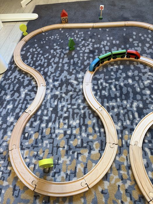 Set sine lemn tren