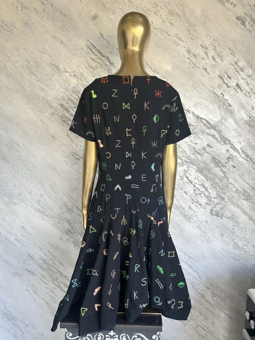 Rochie Kenzo Pre-Fall 2015 Archive Symbols Embroidered Dress Mărimea 40 / M