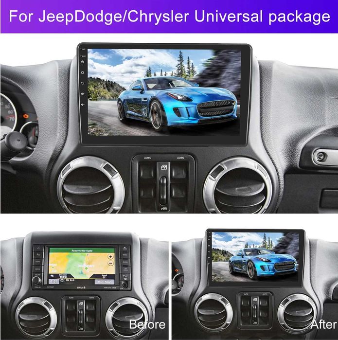 Мултимедия за Jeep Навигация DIN Grand Cherokee Patriot Chrysler Dodge