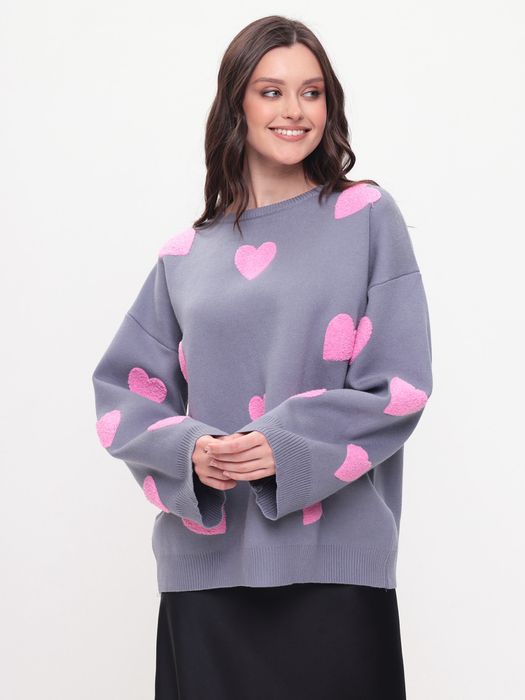 Свитер оверсайз вязанные новые