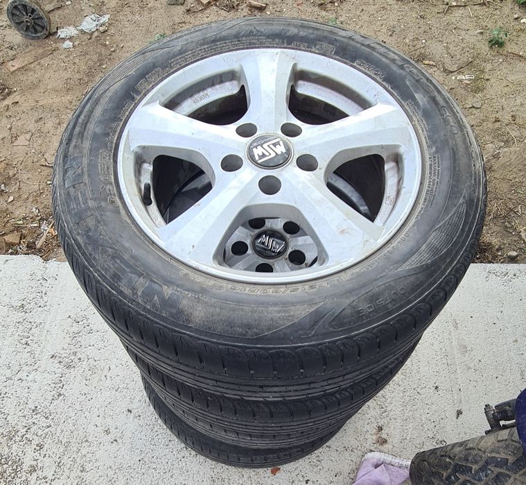 Jante aliaj 16" MSW by OZ + anvelope 215/60 R16