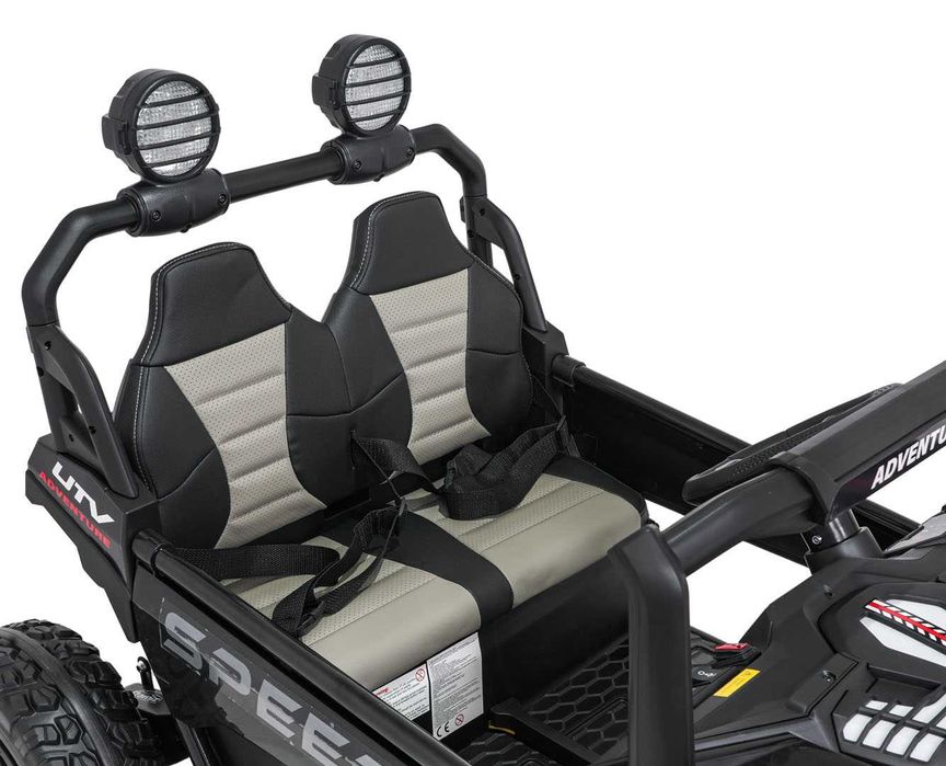 UTV electric pt copii cu 2 locuri Buggy 4x4 24V 350W (3558) Negru