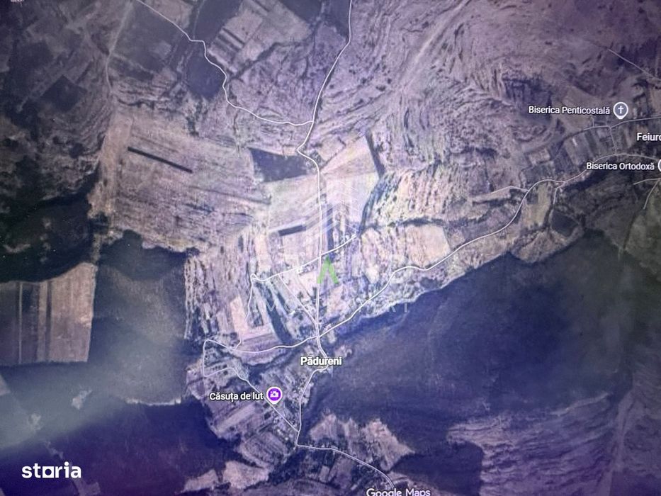 Teren intravilan, suprafata 2900mp, front la drum 25,6m, dupa Chinteni