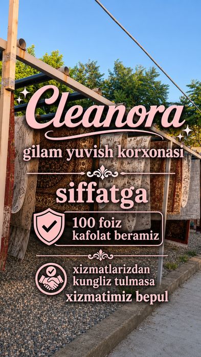 Cleanora Gilam yuvish korxonasi