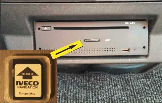 new 2025 IVECO SD card Iveconnect Ивеко камион ван Stralis Daily карта