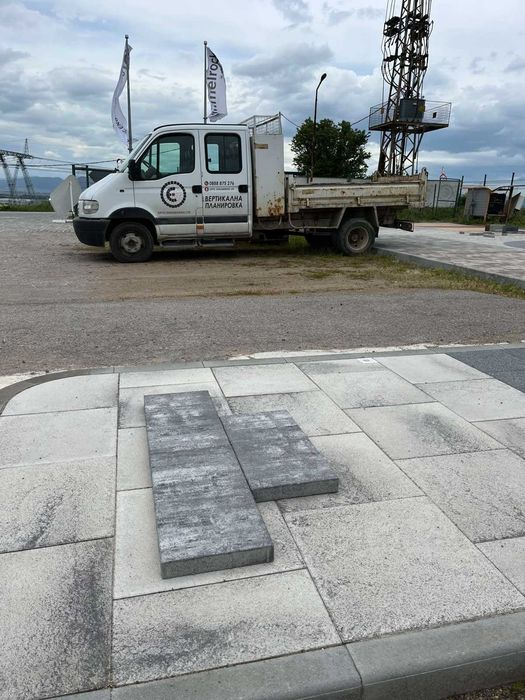 Плочи ASTI COLORI 60x30x5см, Semmelrock, цвят: графитено-бял меланж