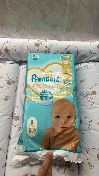 Памперси Pampers premium care 1