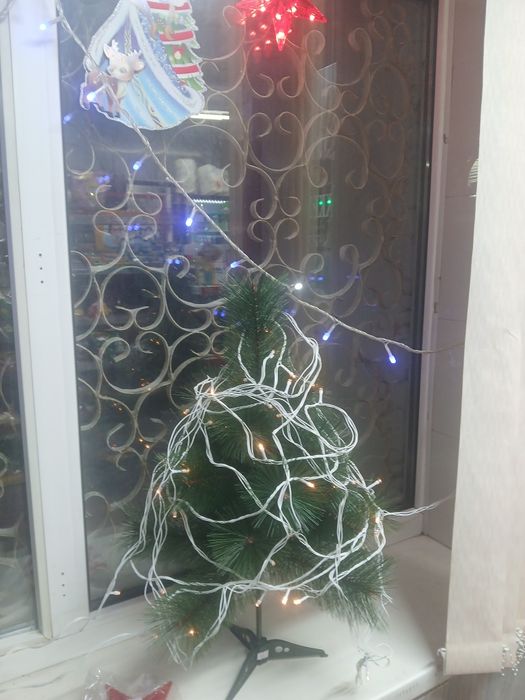 Ёлки гирлянды звёздочки