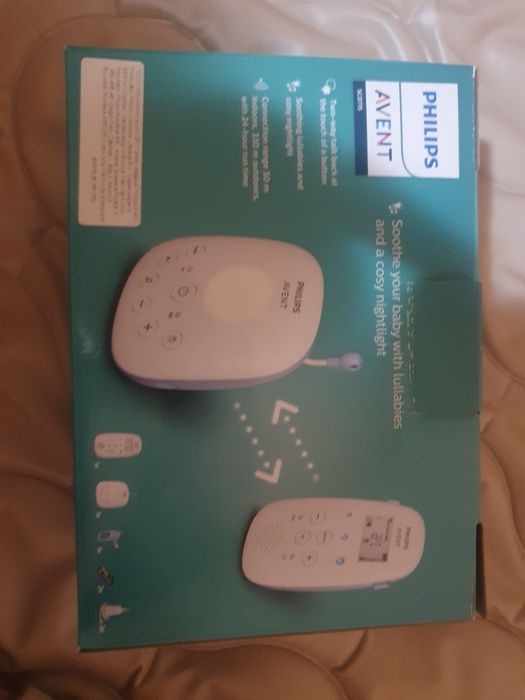 Set  statii bebe /Monitor audio PHILIPS AVENT Baby DECT SCD715/52,în g