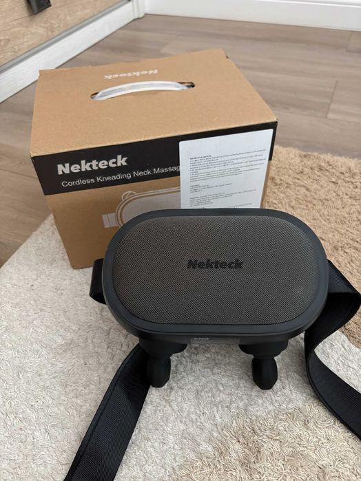 Aparat Profesional Wireless Necteck masaj Cervical si spate 6D