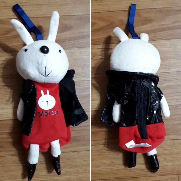 Игрушка мягкая "Зайчик-кошелек"