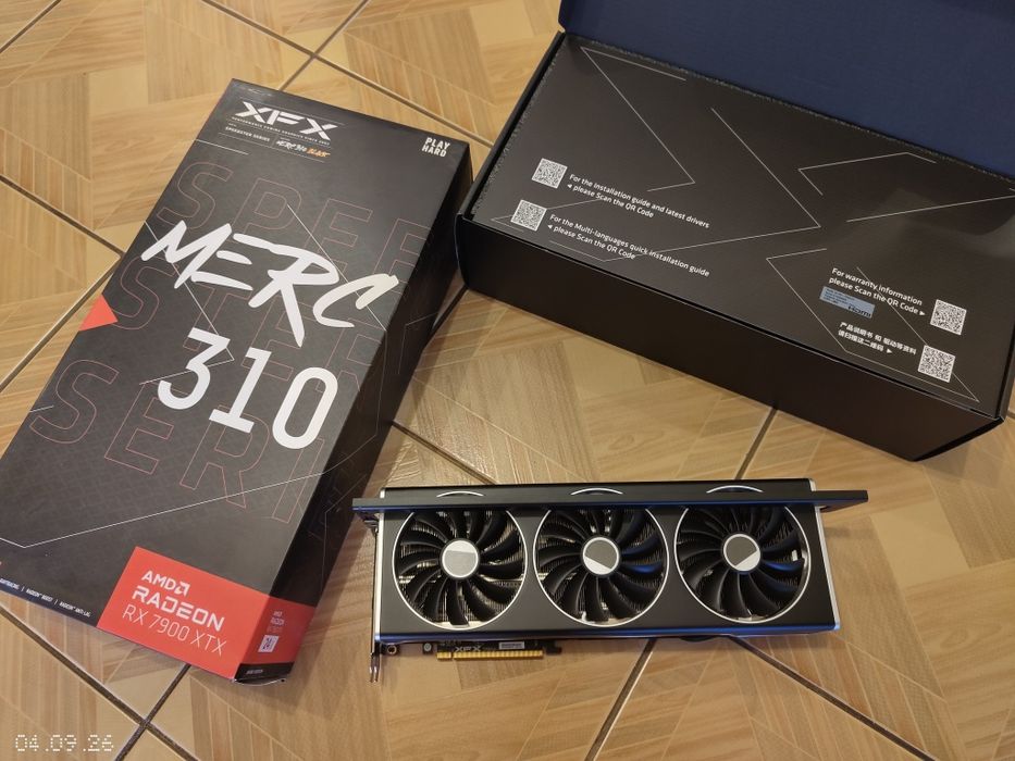 Placă Video - 7900XTX - 24GB - XFX 310 MERC