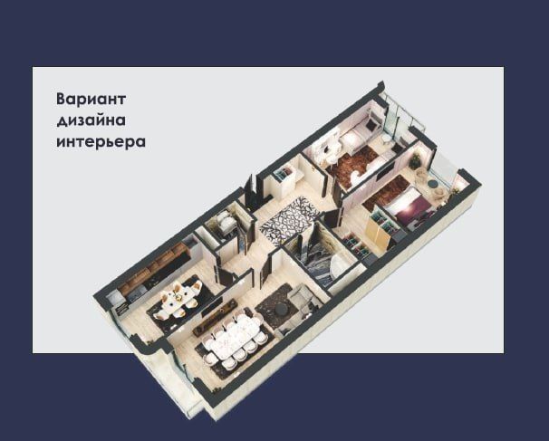 Продам 4 ком. На Кадышева коробка с кадастром жк Авиасозлар плаза