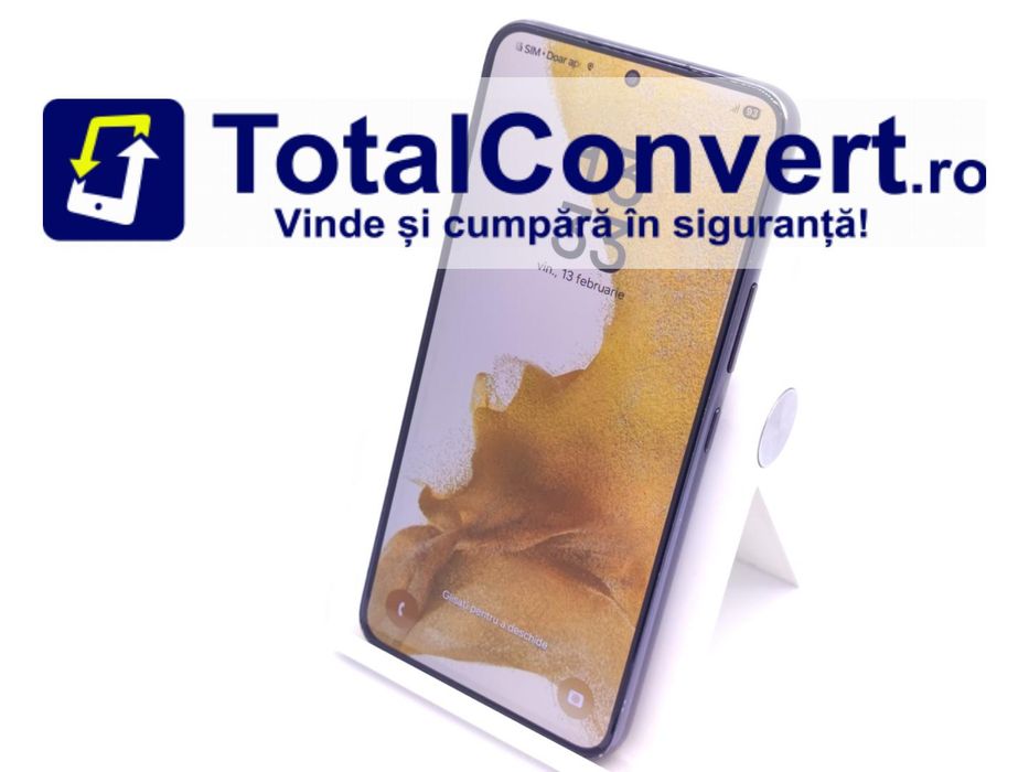 Samsung S22 5G 128GB Phantom Black 8GB, Garantie 24 luni | #D90989