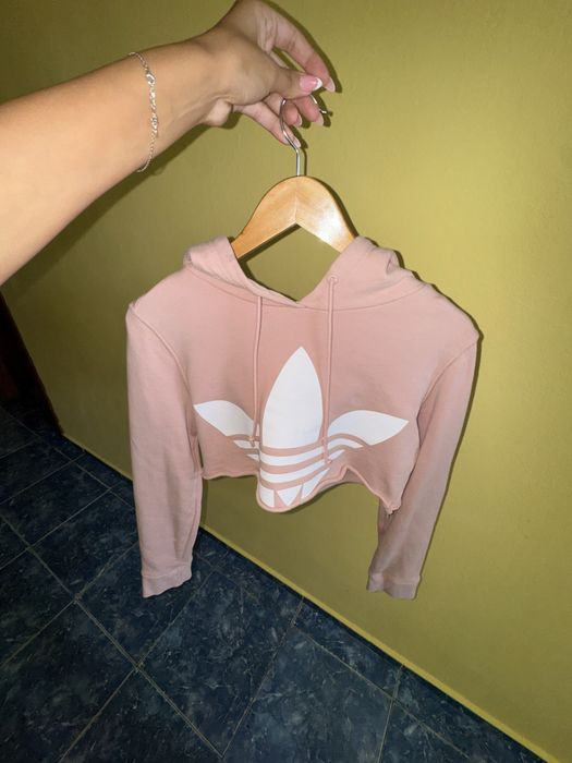 Къс суичър на adidas