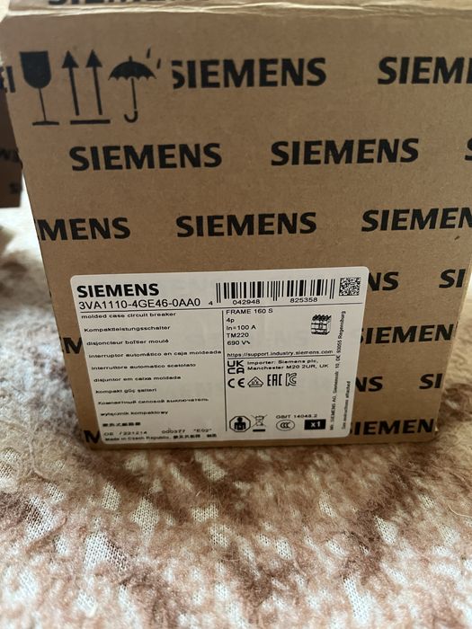 Intrerupator Siemens 100A 4p
